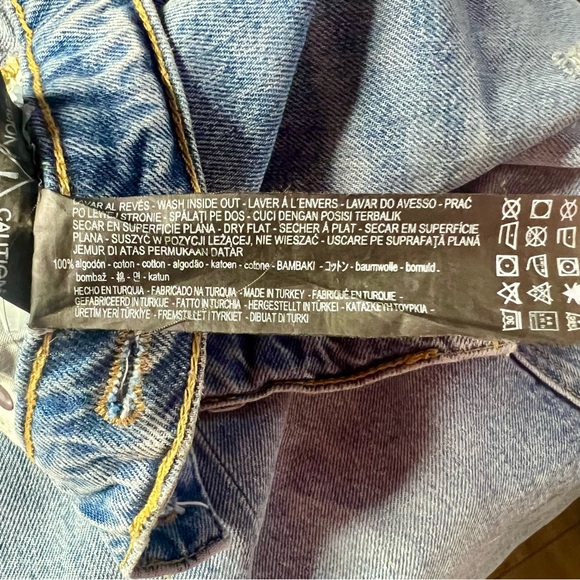 Zara Premium Denim Asymmetrical Skirt - Picture 10 of 10